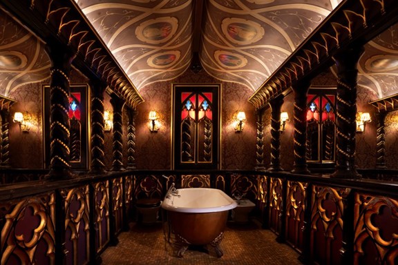 Magical bathroom in one of Scotland's most romantic hotel