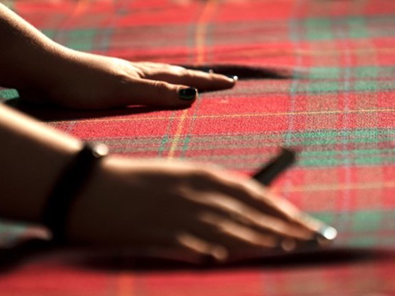 Scottish Tartan made by artisans in Scotland