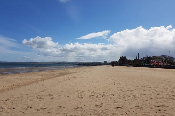 Portobello beach in the summer