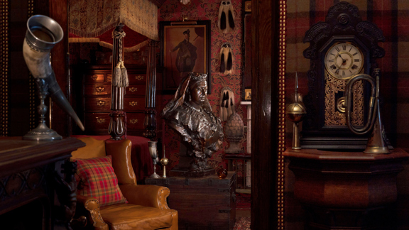 Sitting area of the Inner Sanctum Suite at The Witchery