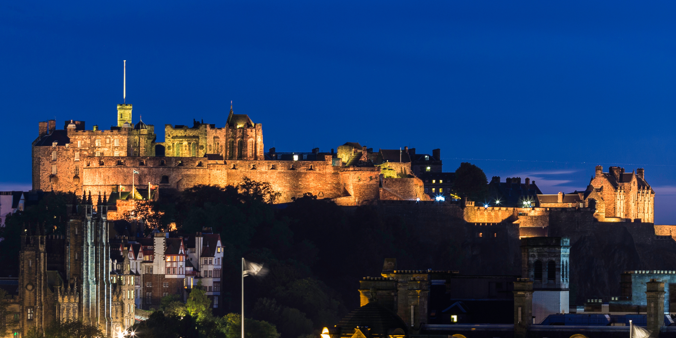 View of Edinburgh at Night