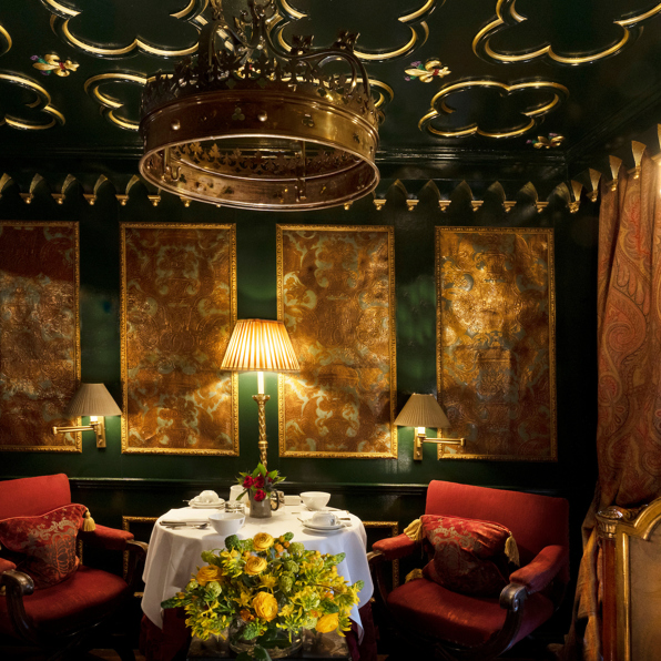 Sitting area in The Sempill Suite at The Witchery