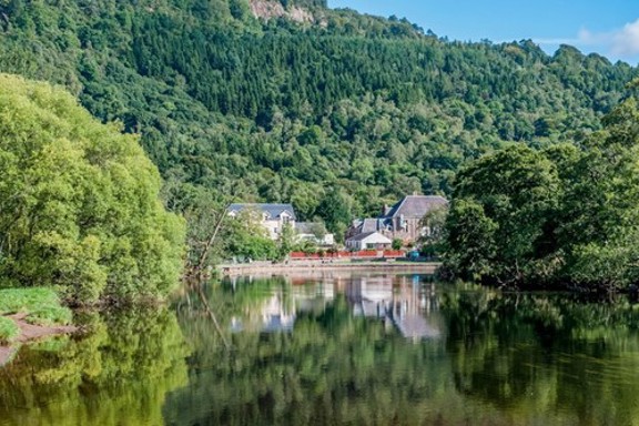 Callander in Scotland in full bloom
