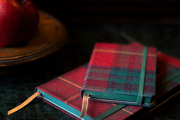 Tartan notebook for writers