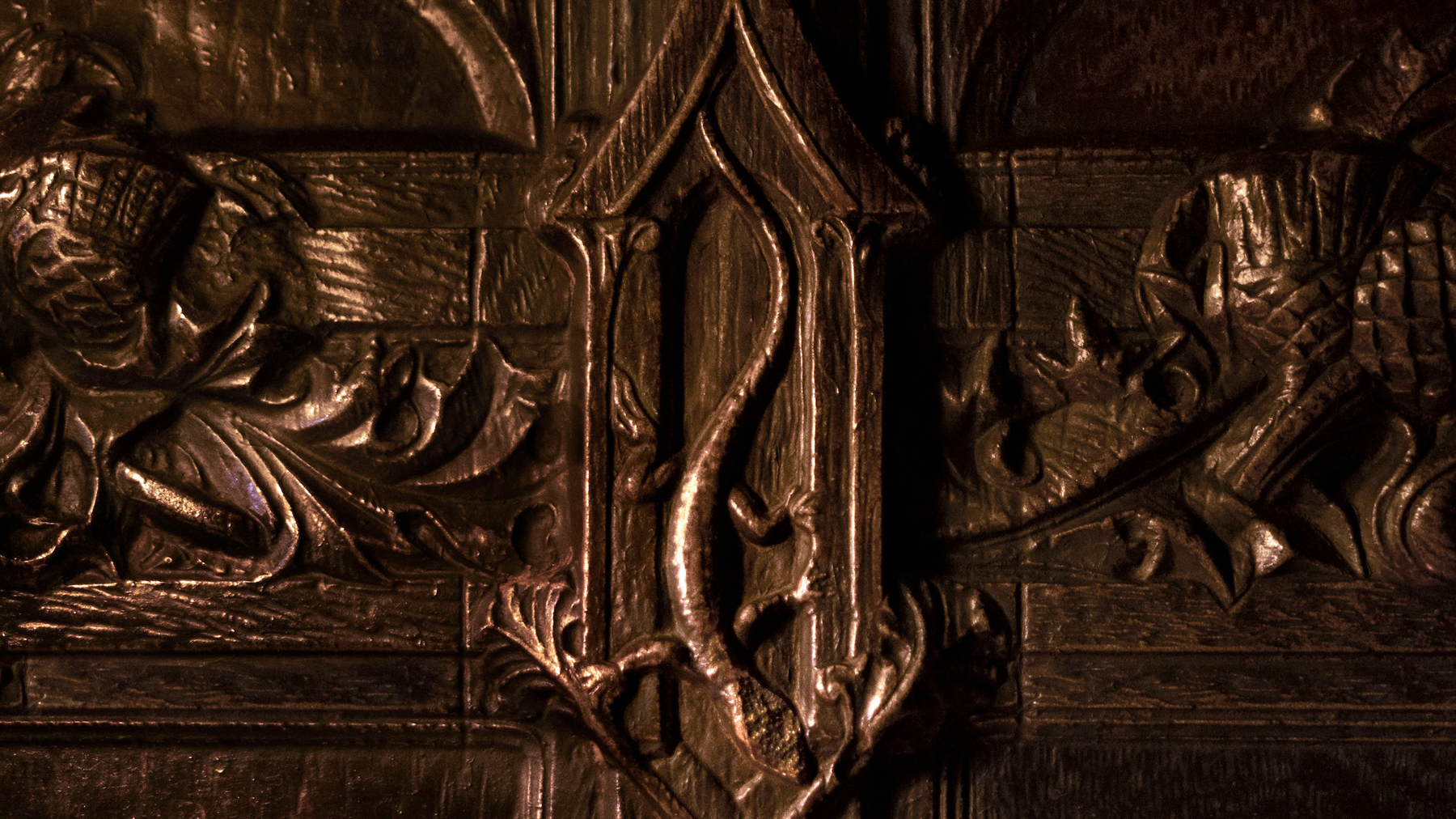 Wood Carving inside The Witchery