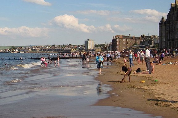 Portobello beach in Edinburgh
