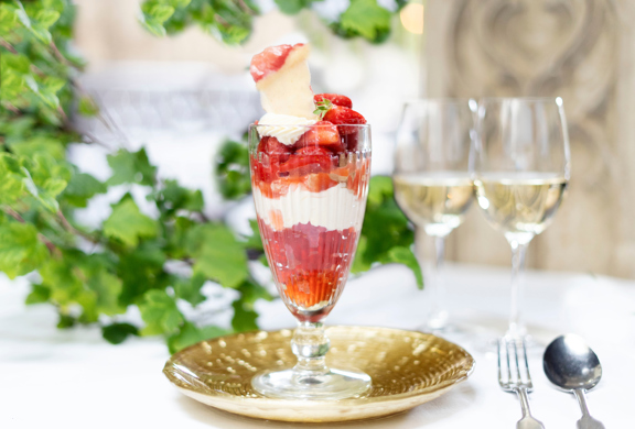 Desert dish at The Witchery in Edinburgh