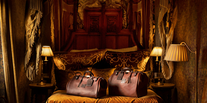 Leather bags made by Scottish Artisans Exclusively for The Witchery Shop